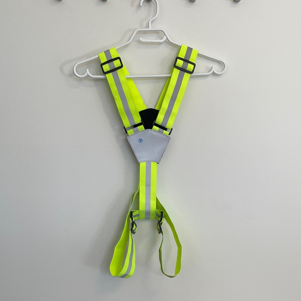 High-Visibility Adult Safety Reflective Harness - Neon Yellow